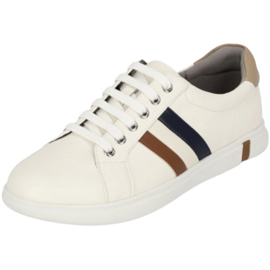 마쯔 소가죽 스트라이프 포인트 스니커즈 LCMS65M313_이미지