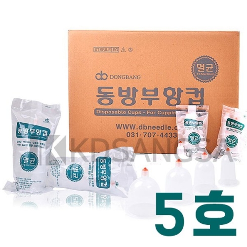 동방메디컬 동방 일회용 부항컵 5호 (500개+부항총)_이미지