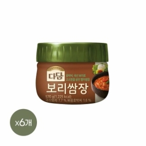 백설 다담 보리쌈장 570g (6개)_이미지