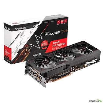 SAPPHIRE 라데온 RX 6800 PULSE OC D6 16GB Tri-X