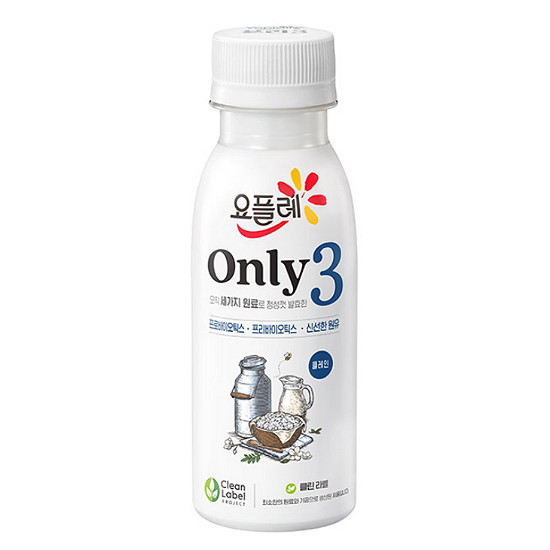 빙그레 요플레 only3 플레인 135ml (8개)