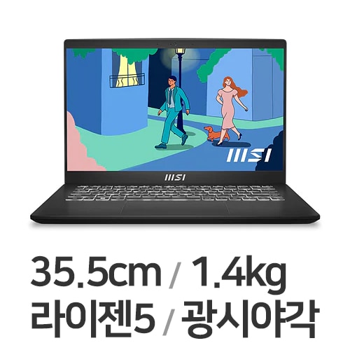 MSI 모던시리즈 모던14 C5M-R5 WIN11이미지입니다. 누르면 해당 게시물로 새창이동합니다.