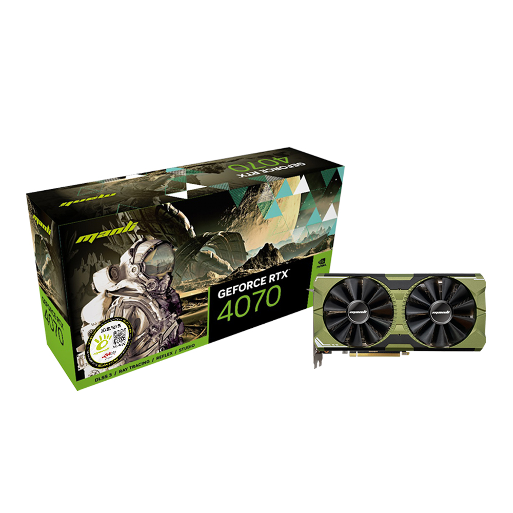 MANLI 지포스 RTX 4070 Rush D6X 12GB 대원씨티에스_이미지