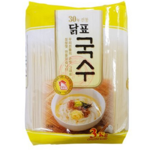 닭표 국수 3kg (1개)_이미지