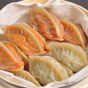 새싹원식품 허만두 고기잎새만두 1.4kg x 1개 + 김치잎새만두 1.4kg x 1개 (1개)_이미지