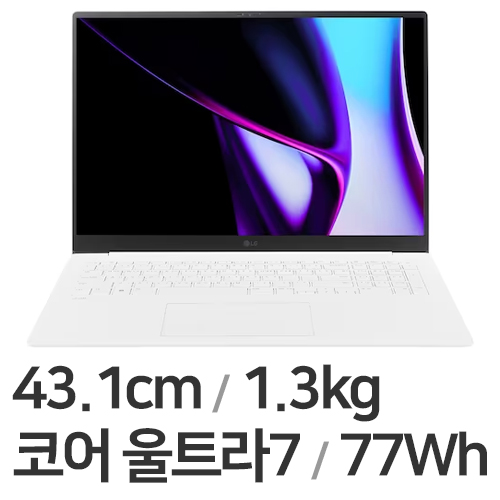 LG전자 2024 그램 프로17 17ZD90SP-GX76K (SSD 3TB)