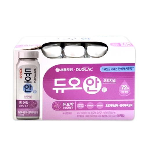 서울우유 듀오안 오리지널 150ml (96개)_이미지