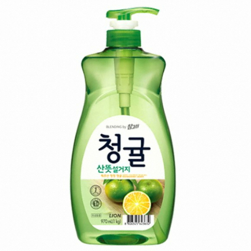 참그린 청귤 산뜻설거지 1kg (970ml) (1개)_이미지