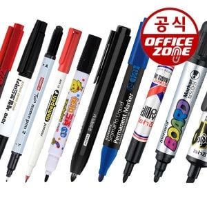 제이케이테크 네임펜 매직 생잉크 <b>보드</b><b>마카</b> 유성매직 노크식 F X T