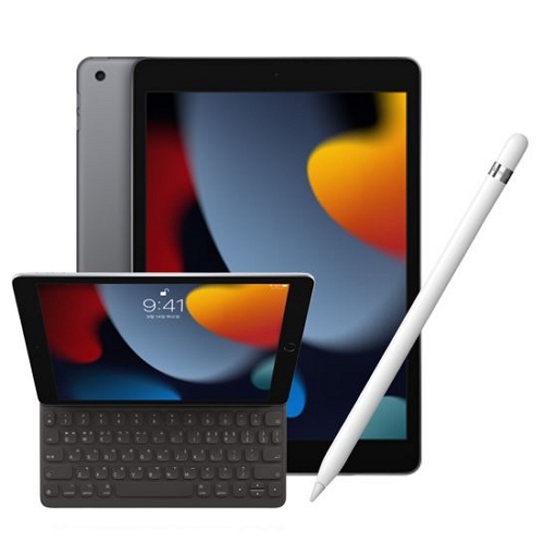 APPLE 2021 iPad 9세대+애플펜슬 1세대,스마트키보드 (64GB)