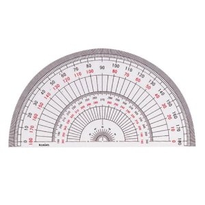 아톰상사 반원 분도기 18cm
