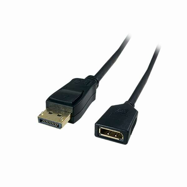 라인업시스템 LANStar DisplayPort 1.2 (디스플레이포트) 연장 케이블 [LS-DP12MF, 1m]
