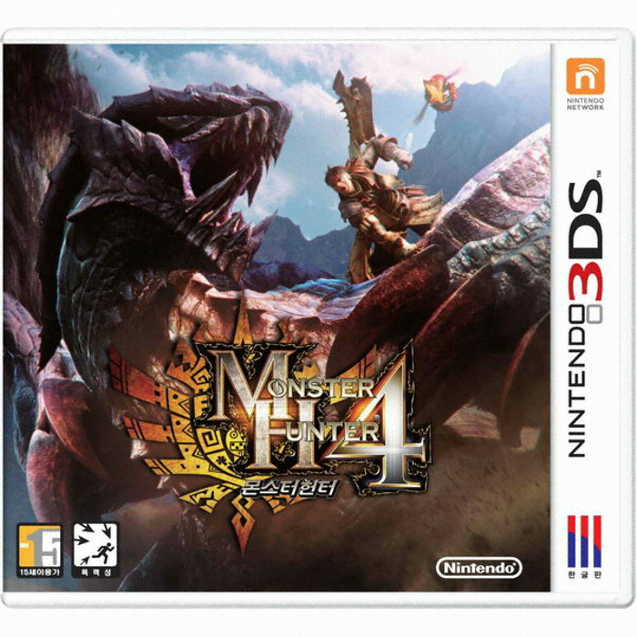 닌텐도 3DS (Nintendo 3DS) 몬스터 헌터4 + 슈퍼마리오2 포함 패키지_이미지