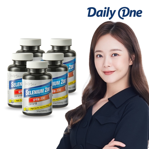 조아제약 셀레늄 200 500mg 100정 (5개)_이미지