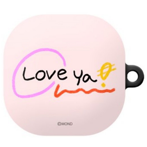 몬드몬드 갤럭시 버즈 프로/라이브 타이포 Love ya 케이스