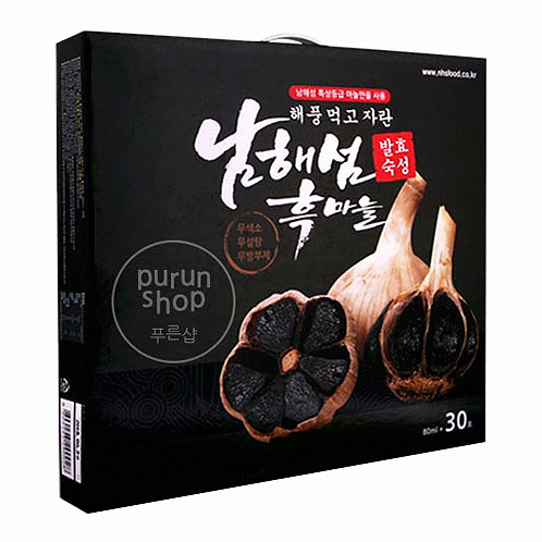 남해섬흑마늘 흑마늘 진액 80ml 30포 (1개)_이미지