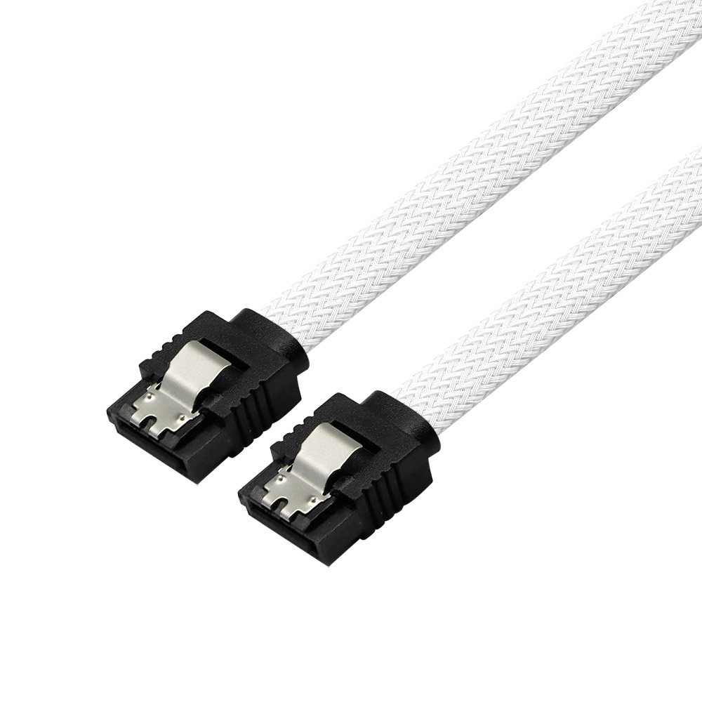 마하링크 SATA3 케이블 그물망 화이트 (ML-S3MWH, 0.5m)