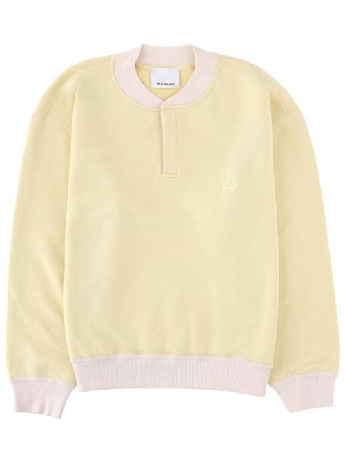 이자벨마랑 긴팔 티셔츠 SW0162HA D1M01H10LY YELLOW