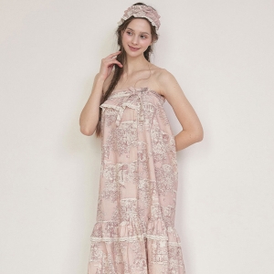 LL44062-35 여성가운 순면 골프 랩가운 밸크로