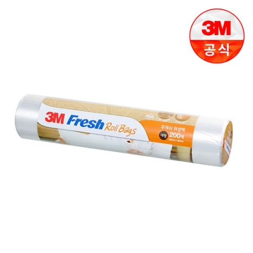 3M 후레쉬 위생롤백 (대) 200매