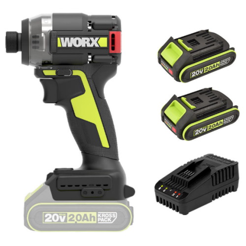 웍스 WU298D (2.0Ah, 배터리 2개)_이미지