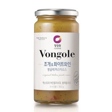 청정원 조개&화이트와인 봉골레 파스타소스 360g (1개)