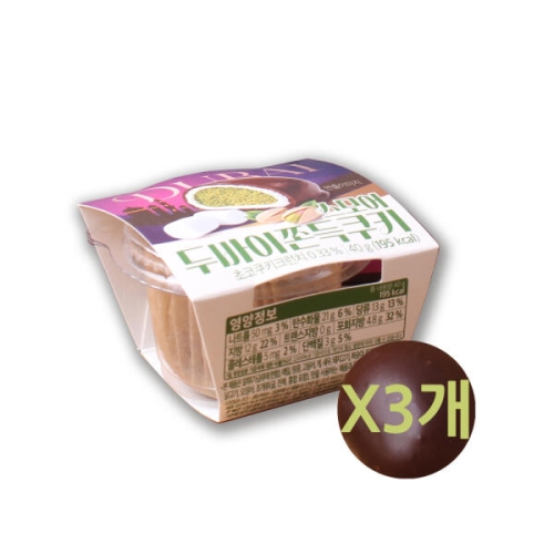 맑은농산 모어바이 스모어 두바이 쫀득 쿠키 40g (3개)_이미지