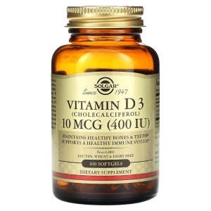 비타민 D3 콜레칼시페롤 10mcg 400IU 100캡슐
