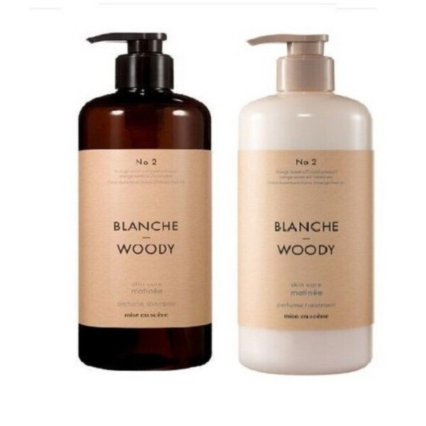 스킨케어 퍼퓸 샴푸 블랑쉬엔우디 900ml+트리트먼트 900ml 2종세트