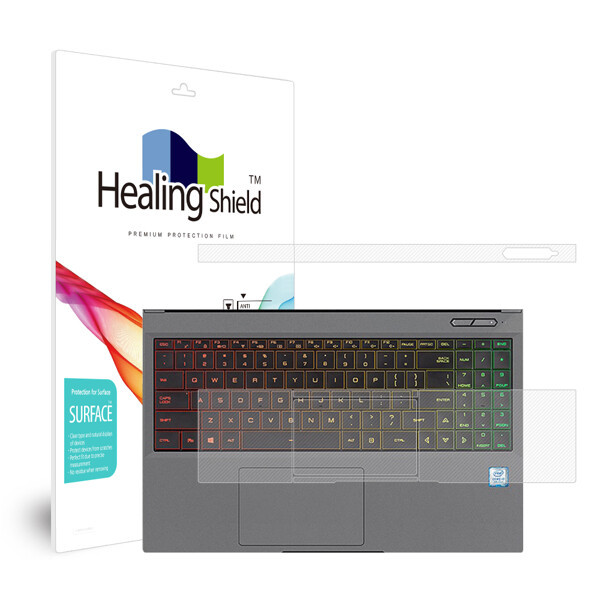 폰트리 힐링쉴드 한성컴퓨터 TFG256GT TFG256GTW 아방가르드 무광 외부보호필름 팜레스트/터치패드 2매