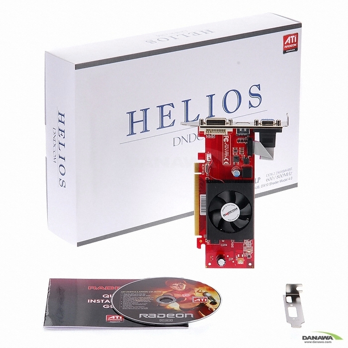��ص��� �󵥿� HD 2400Pro HELIOS HDMI 256MB LP