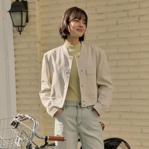 온앤온 여성 모던 봄버 점퍼 NEW4MM323