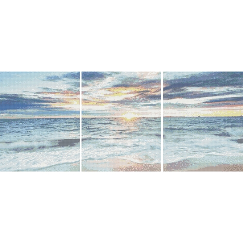 아트조이 DIY 보석십자수 해 뜨는 바다 3단 세트