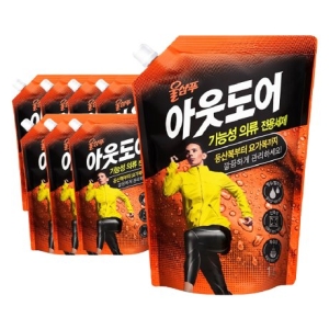 울샴푸 아웃도어 리필 1L (8개)_이미지