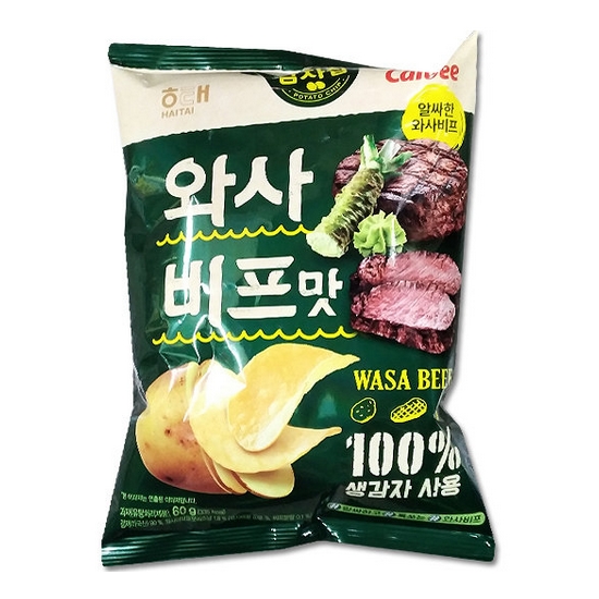 해태제과 감자칩 와사비프맛 60g (1개)_이미지