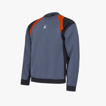 스파이더 러닝 프로웹 컬러 블록 맨투맨 SPHPCNRL234U (GRY, 그레이)