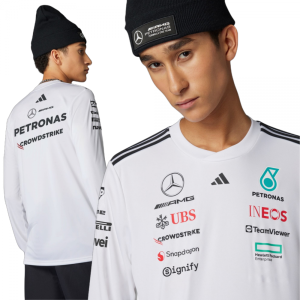 아디다스 메르세데스 AMG 페트로나스 F1 팀 드라이버 져지 긴팔티 JX5801