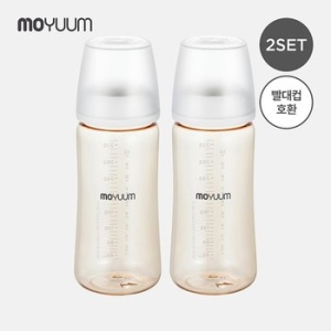 모윰 3세대 PPSU 노꼭지 올인원 베이직 젖병 330ml[2개]