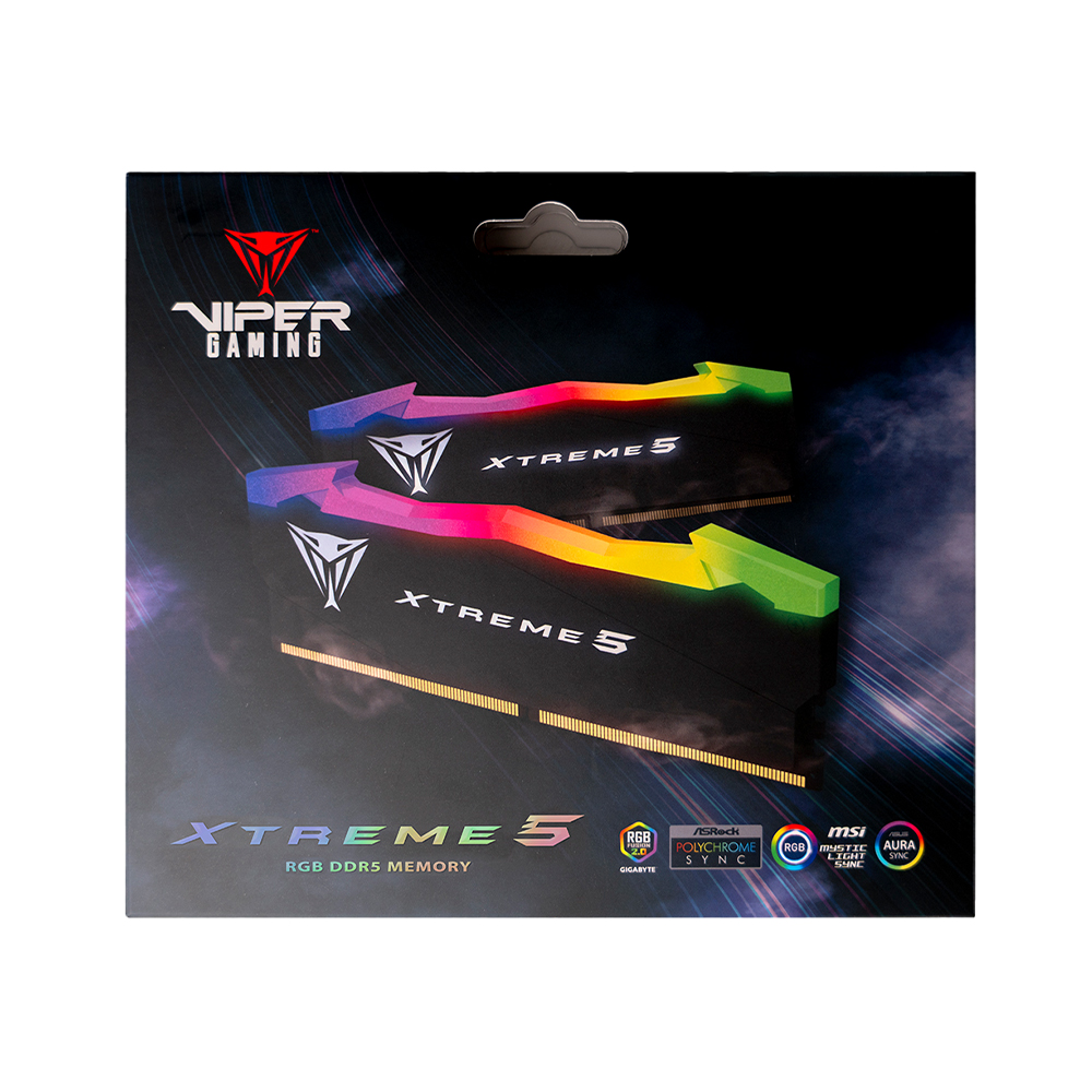 PATRIOT DDR5-8000 CL38 VIPER Xtreme5 RGB 패키지 (32GB(16Gx2))_이미지