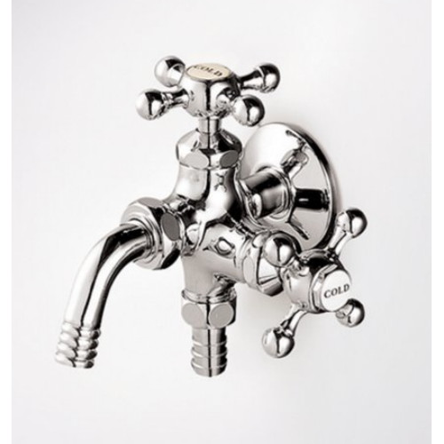 로얄앤컴퍼니 2구꼭지B(십자핸들) RFV610-A6