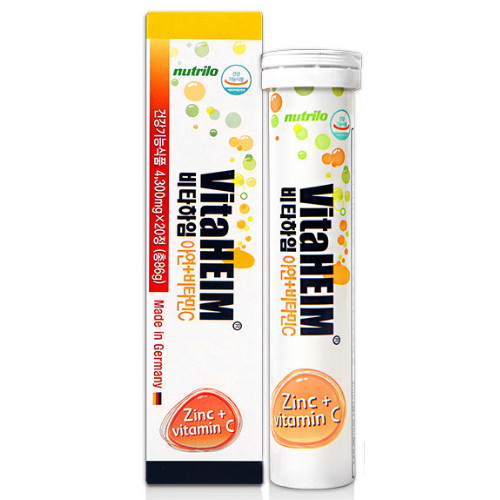 비타하임 아연+비타민C 20정