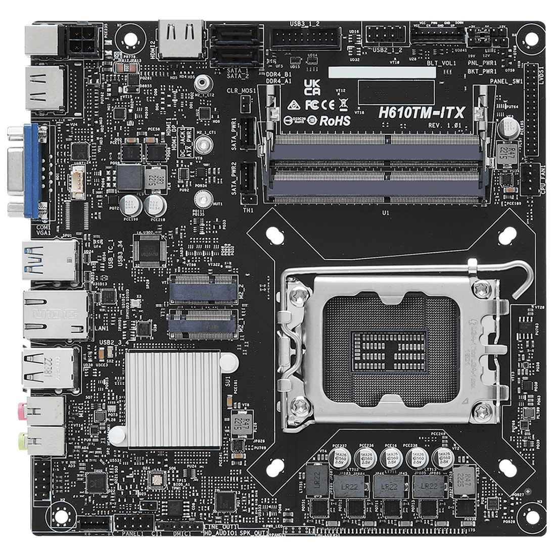 ASRock H610TM-ITX 에즈윈 (120W 어댑터 포함)