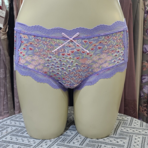 질레트 부드러운 꽃나염 모달팬티VPT6265A-VI_BP