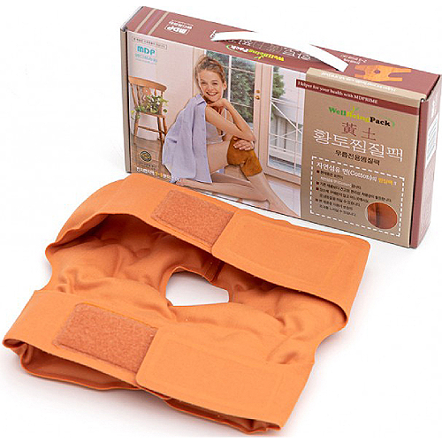 천연인견사 황토 무릎 전용 찜질팩