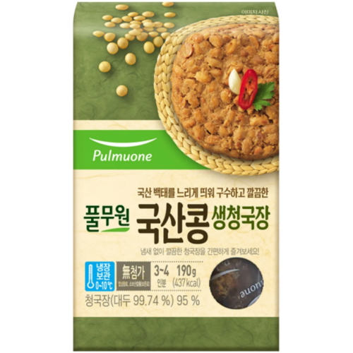 풀무원 국산콩 생청국장 190g (1개)_이미지