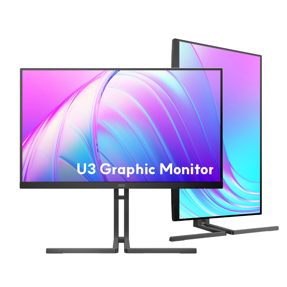 ���Ľ�ĵ AOC U27U3XD ũ�������� ���� 4K UHD �� ���� IPS ��� ��� USB-C ��Ƽ���ĵ� ������