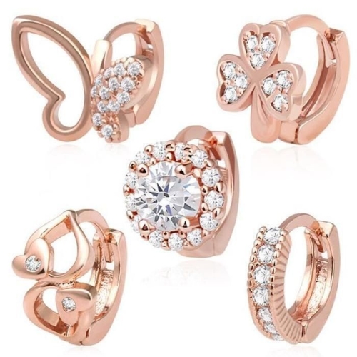 오노마 ONM 골드핀피어싱 큐빅 로즈골드 링피어싱 귀찌 14K 41024593