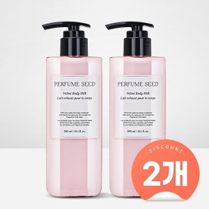 더페이스샵 1+1 퍼퓸씨드 벨벳 바디 밀크 / 바디로션 300ml