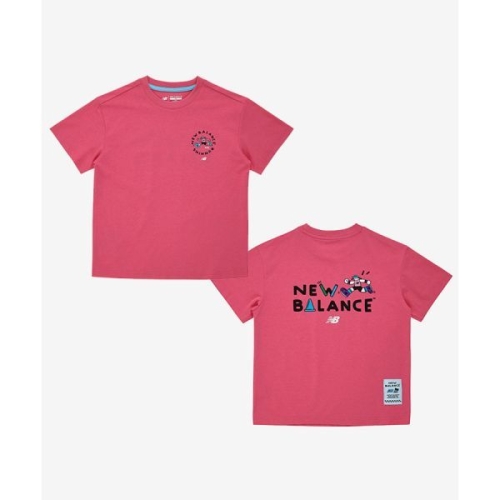 뉴발란스 Run Festival_아동 쿨터치 일러스트 반팔티 NK9EG2503U25