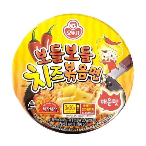 오뚜기 보들보들 치즈볶음면 매운맛 100g (7개)_이미지